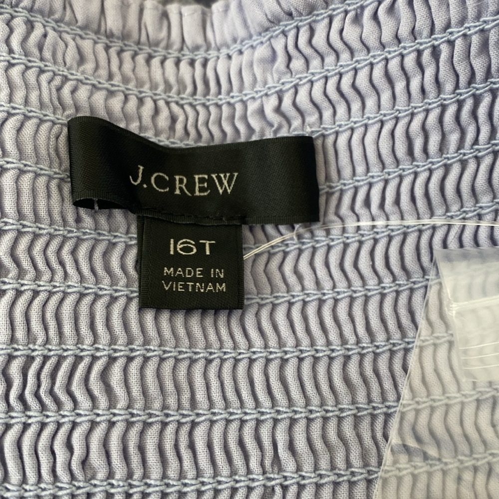 J. Crew Eyelet Midi Dress Cotton 16T - Picture 9 of 12